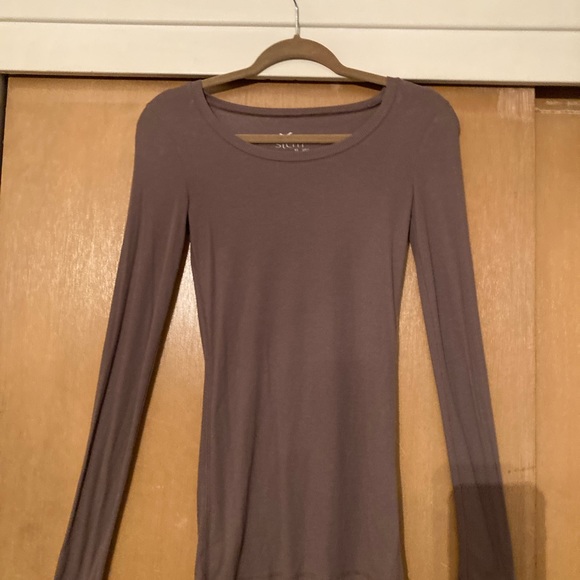Stem Long Sleeved Ribbed Fitted Shirt - Picture 2 of 3